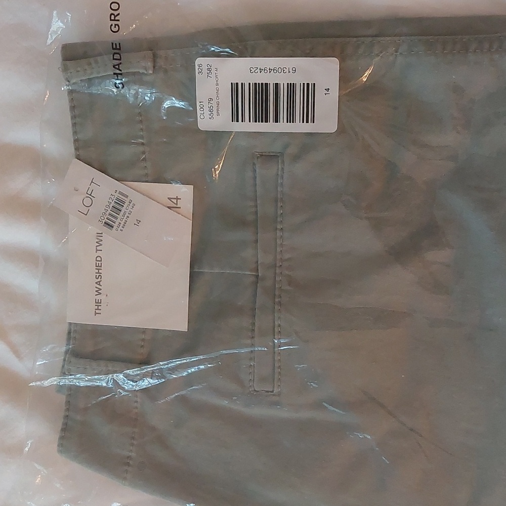 NWT LOFT Washed Twill Shorts